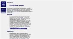 Desktop Screenshot of franknitsch.com