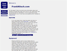 Tablet Screenshot of franknitsch.com